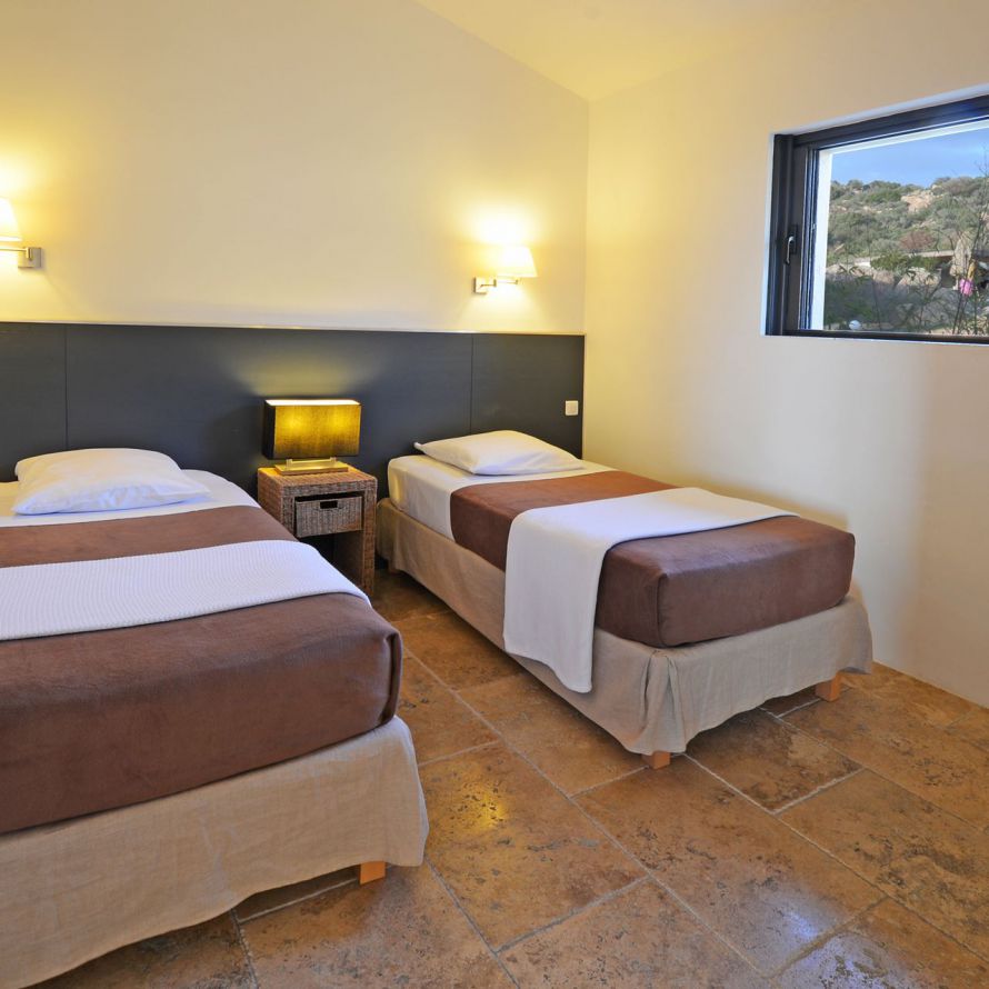 Chambres d'hotes à Porto Vecchio Palombaggia en Corse du sud.